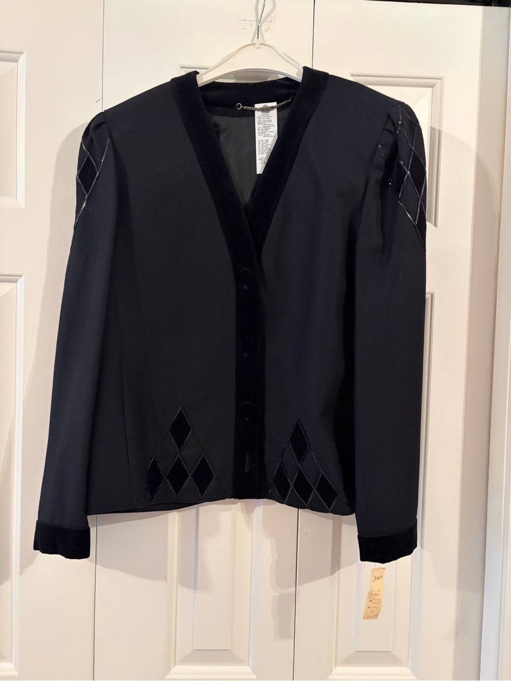 Basler Black Women's Dress Jacket with Velvet Trim and matching skirt